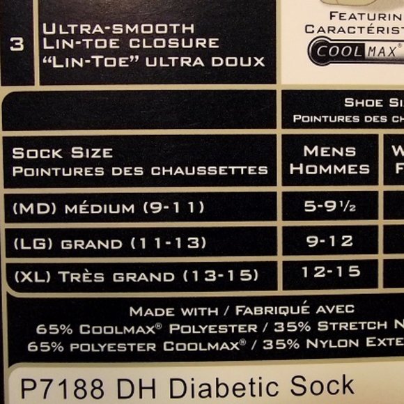 DENVER HAYES, Diabetic Socks, Men XL Lot of 3, - Picture 7 of 8